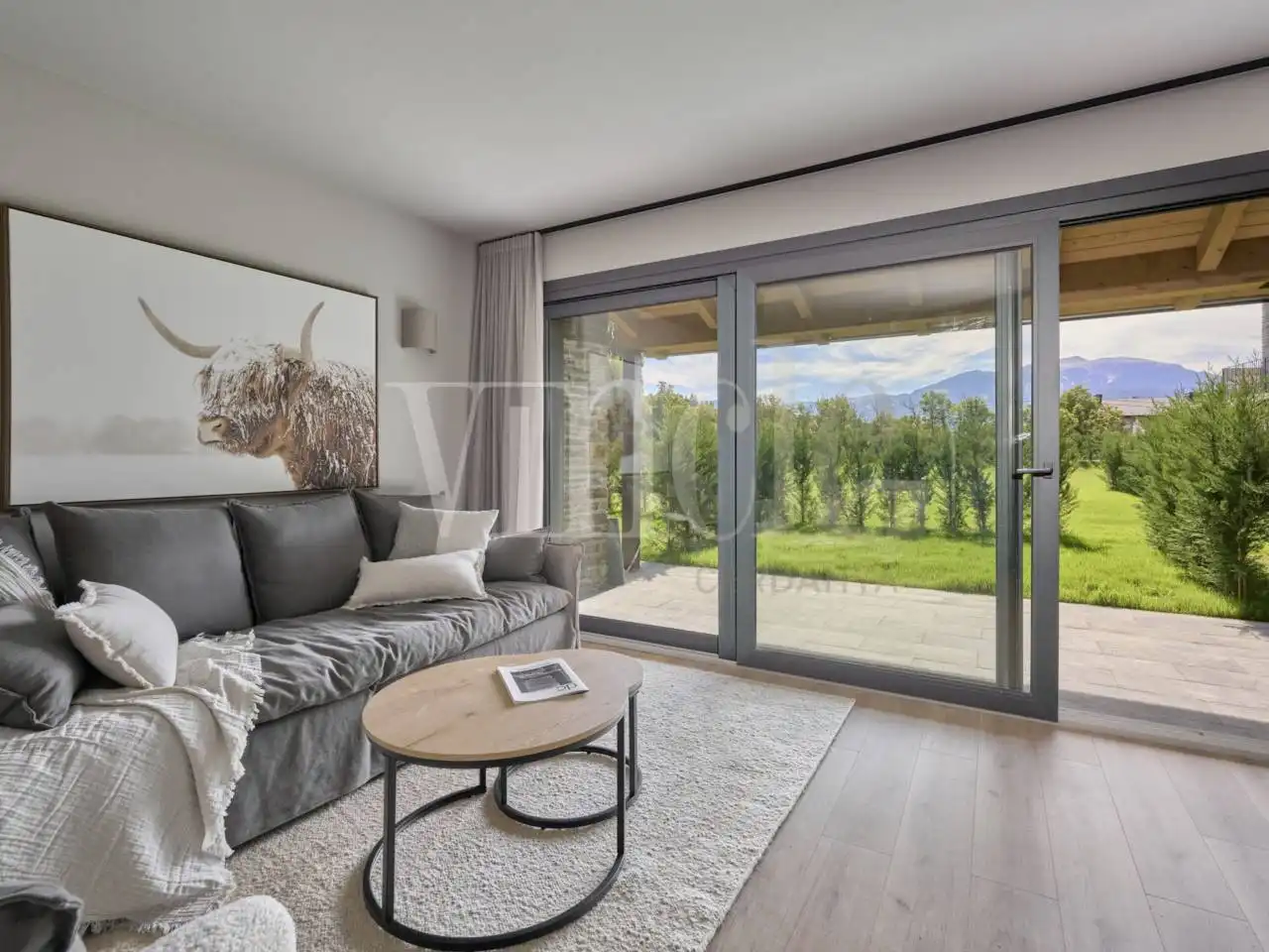 Living room of Detached homes for sale in Bolvir  with Private garden, Parquet flooring and Community pool