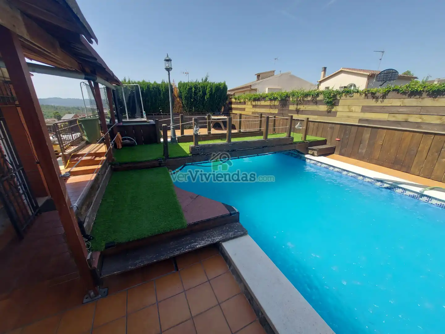 Piscina de Casa o xalet en venda en Castellbisbal amb Aire condicionat, Calefacció i Jardí privat