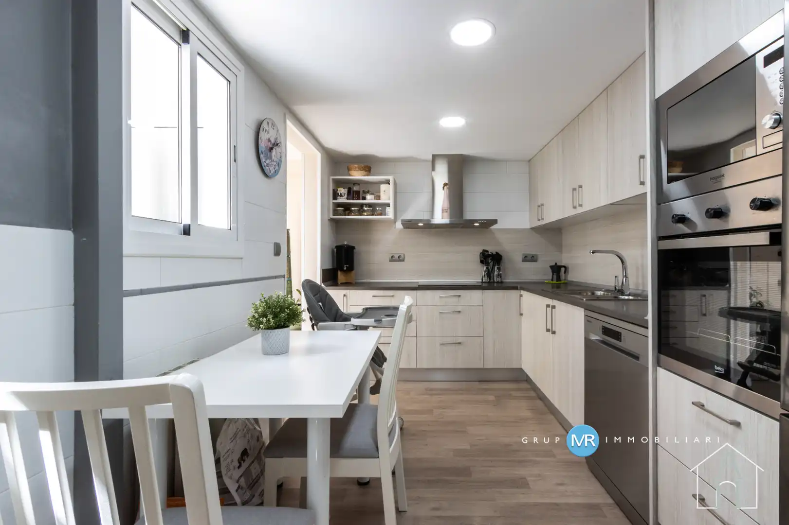 Cocina de Piso en venta en Terrassa con Calefacción, Parquet y Terraza