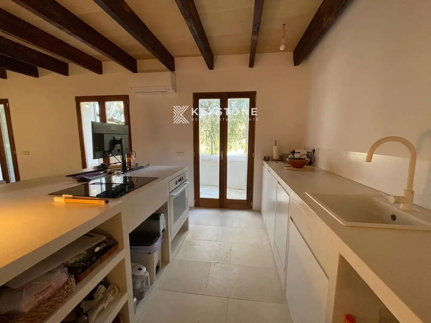 Cocina de Casa o chalet de alquiler en Estellencs con Aire acondicionado, Terraza y Amueblado