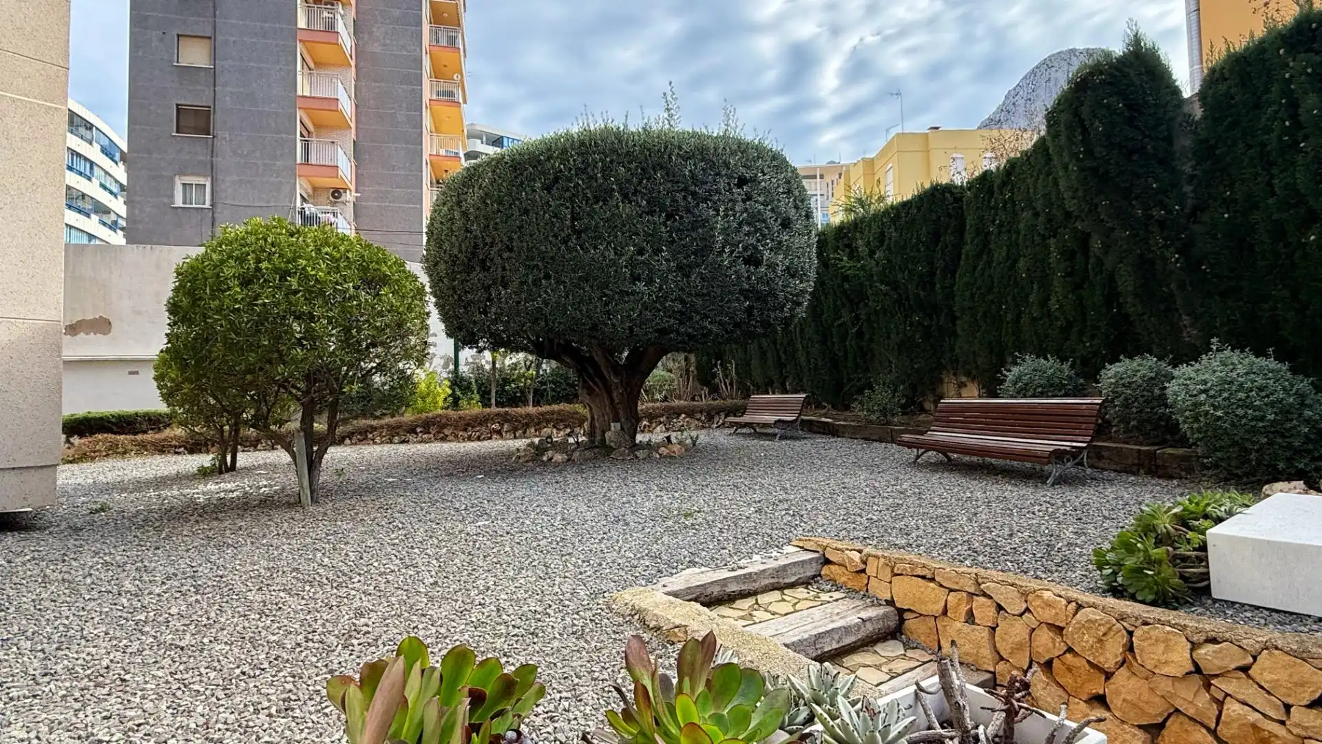 Jardí de Apartament en venda en Calpe / Calp amb Aire condicionat, Calefacció i Jardí privat