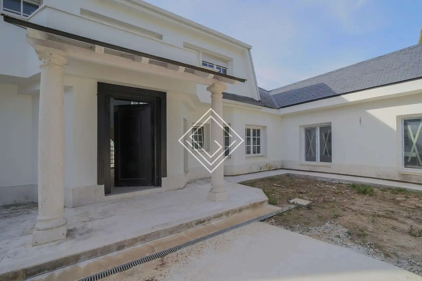 Vista exterior de Casa o chalet en venta en Las Rozas de Madrid con Aire acondicionado, Calefacción y Jardín privado