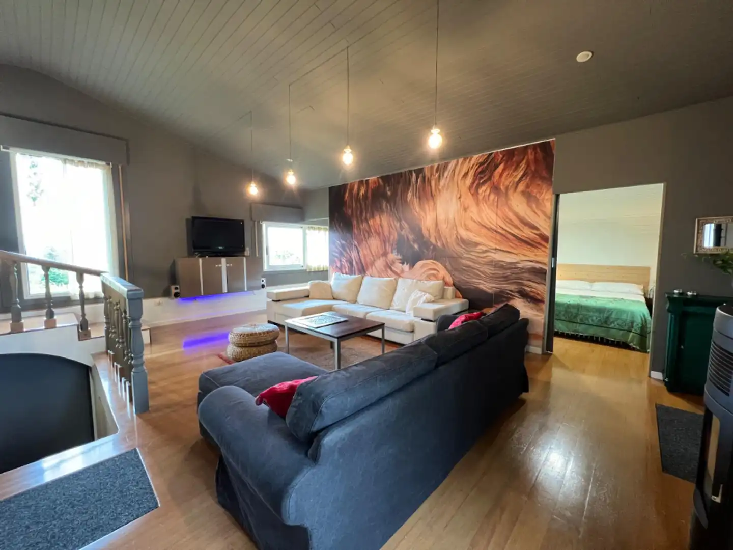 Sala d'estar de Casa o xalet en venda en Celanova amb Calefacció, Jardí privat i Terrassa
