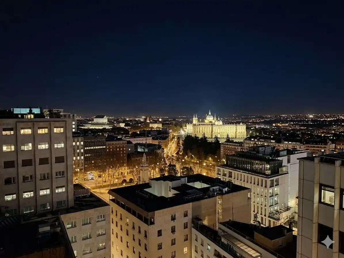 Exterior view of Apartments for rent in Madrid  with Air Conditioner, Heating and Furnished