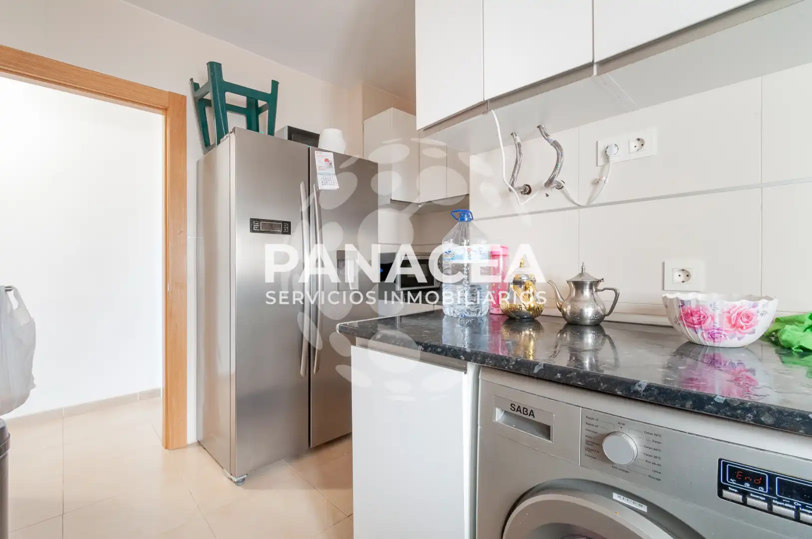 Cocina de Piso en venta en Roquetas de Mar con Amueblado, Horno y Lavadora