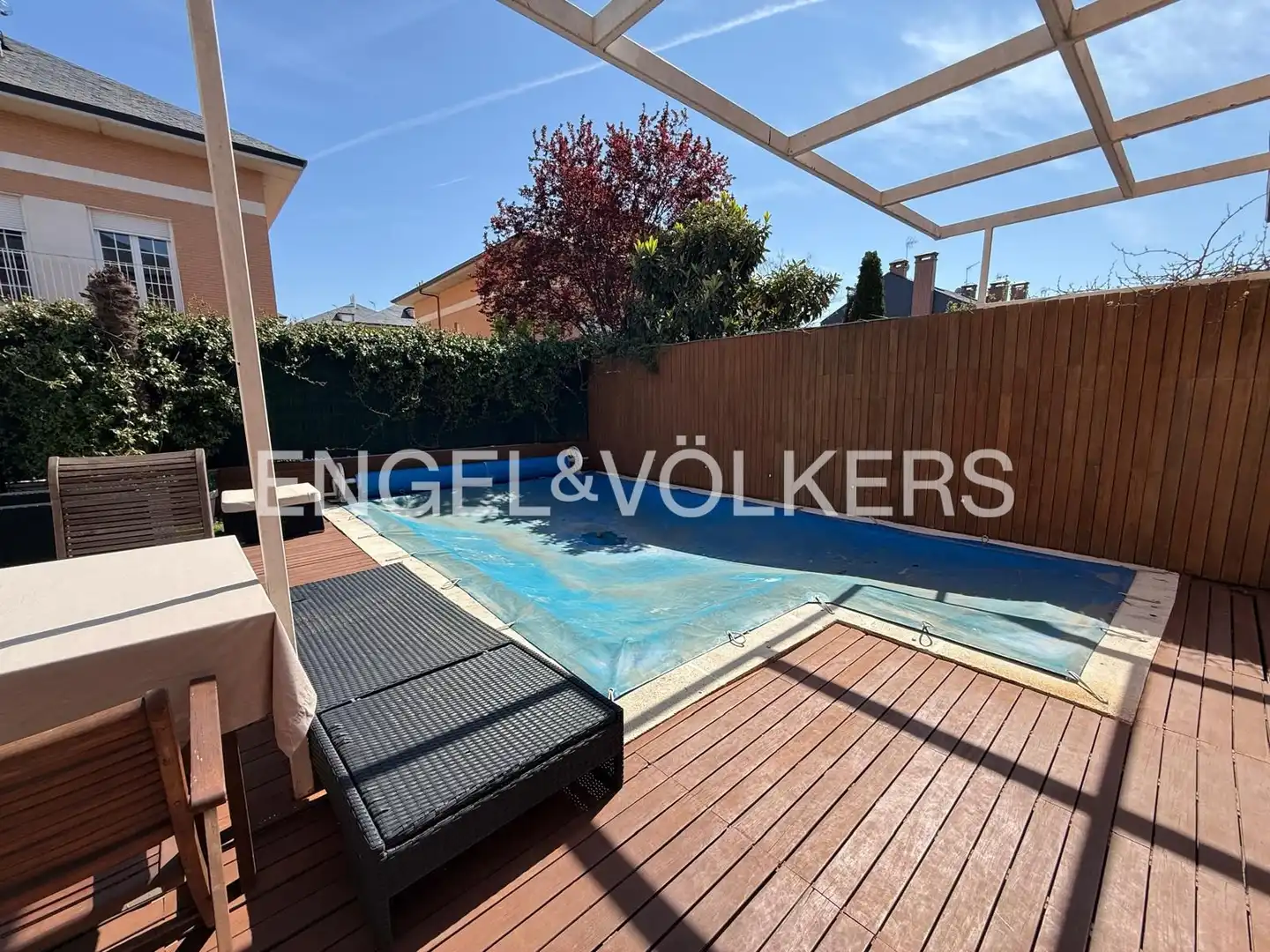Swimming pool of Detached homes for sale in Rivas-Vaciamadrid  with Air Conditioner, Heating and Private garden