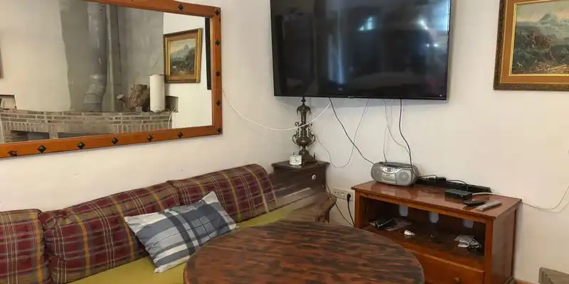 Wohnzimmer von Country house zum Verkauf in Sedella mit Privatgarten, Terrasse und Abstellraum