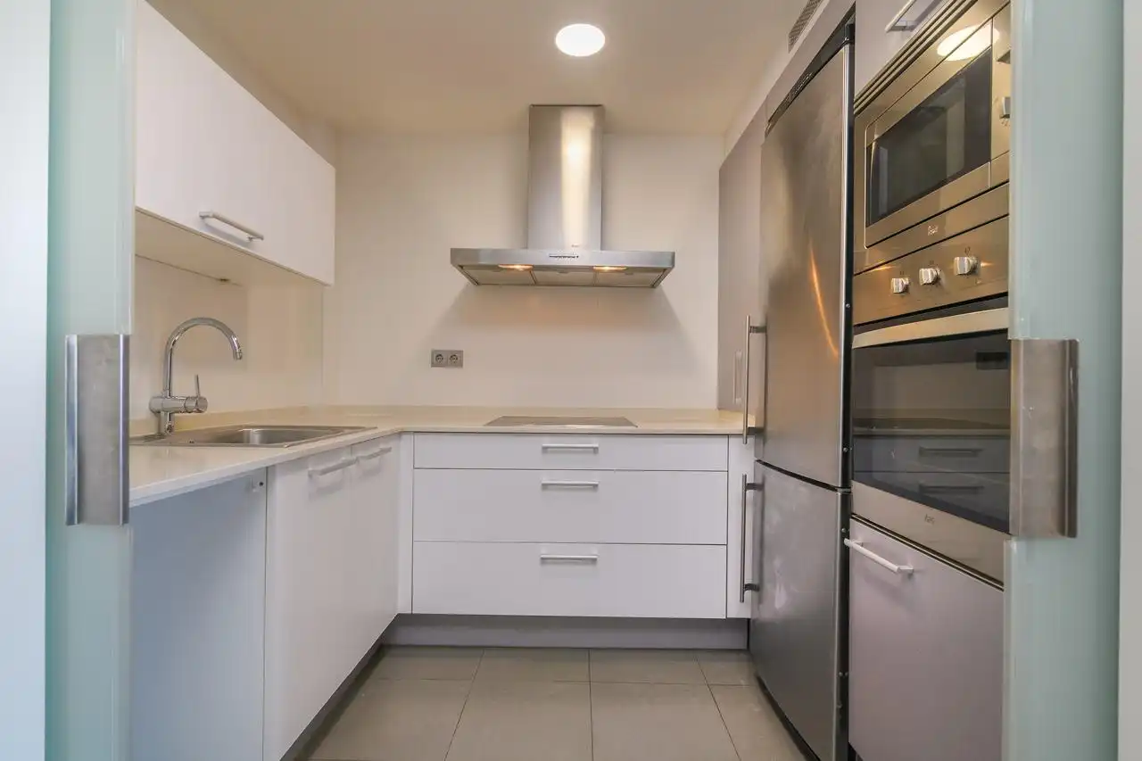 Küche von Wohnung zum Verkauf in Santpedor mit Parkett