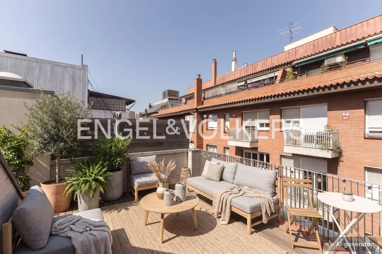 Terraza de Dúplex en venta en Barcelona con Aire acondicionado, Calefacción y Jardín privado