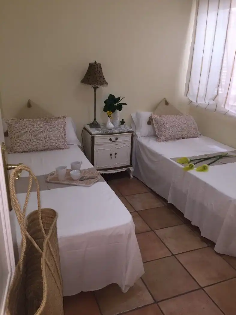 Bedroom of Apartments for rent in Peñíscola / Peníscola  with Terrace, Furnished and Community pool