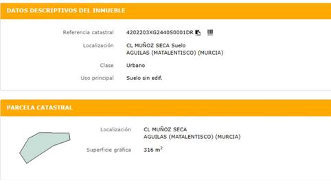 Foto 2 de Terreny industrial en venda a Muñoz Seca, Las Lomas - Las Yucas, Murcia