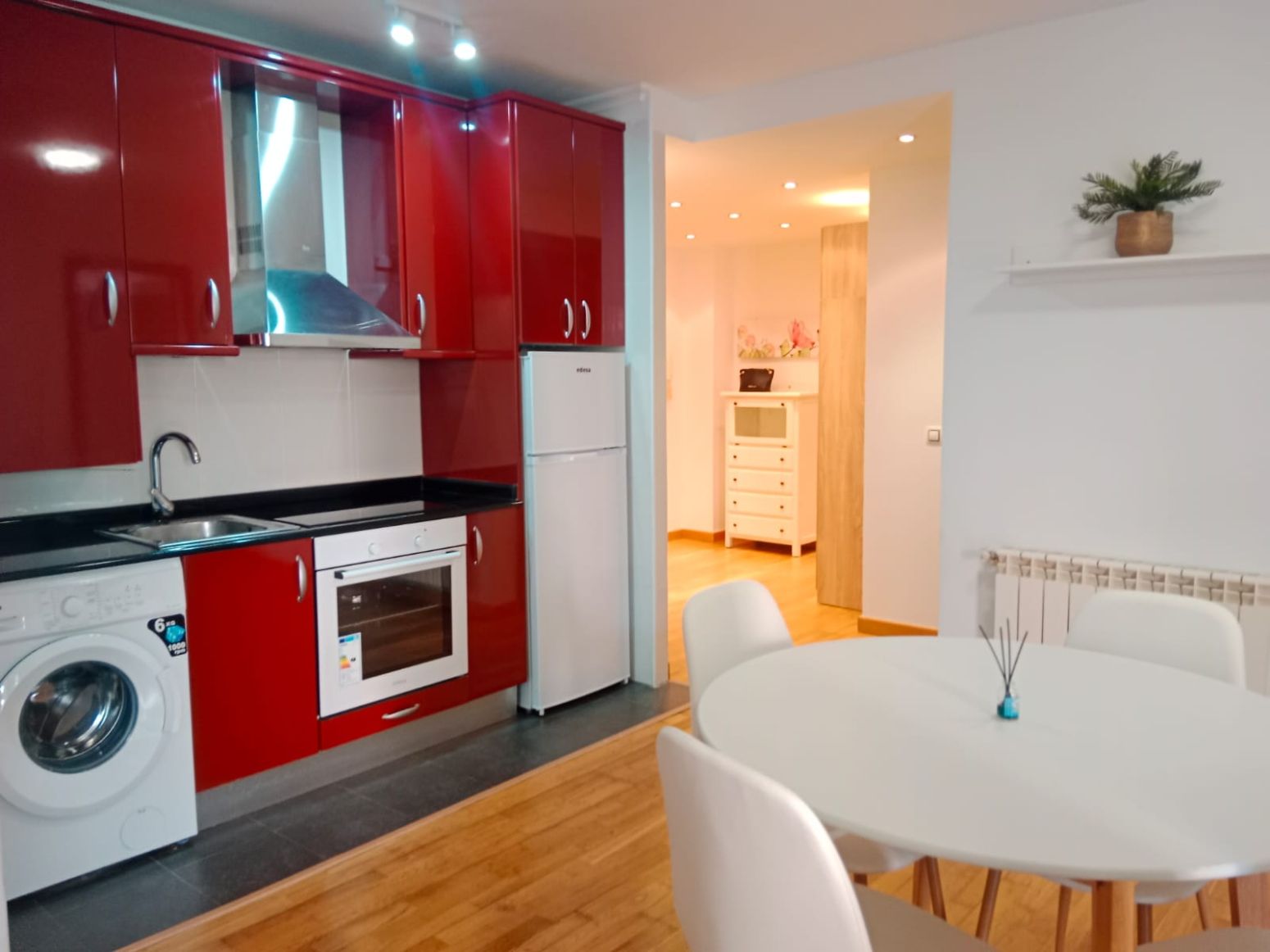 Kitchen of Flat for rent in Santa María de Cayón  with Heating, Private garden and Terrace