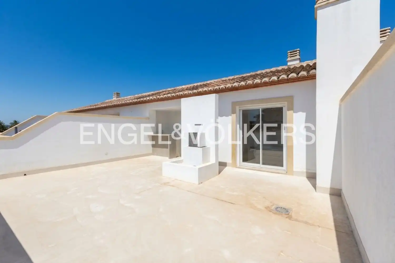 Terrasse von Wohnung zum Verkauf in Jávea / Xàbia mit Klimaanlage, Heizung und Schwimmbad