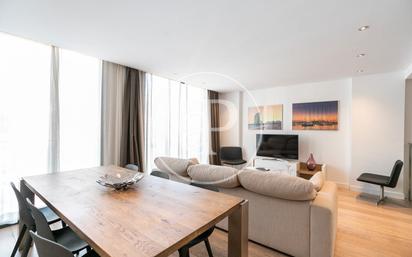 Living room of Flat for sale in  Barcelona Capital  with Air Conditioner, Heating and Furnished