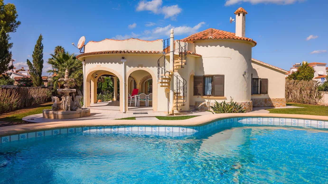 Jardí de Casa o xalet en venda en Dénia amb Aire condicionat, Jardí privat i Terrassa