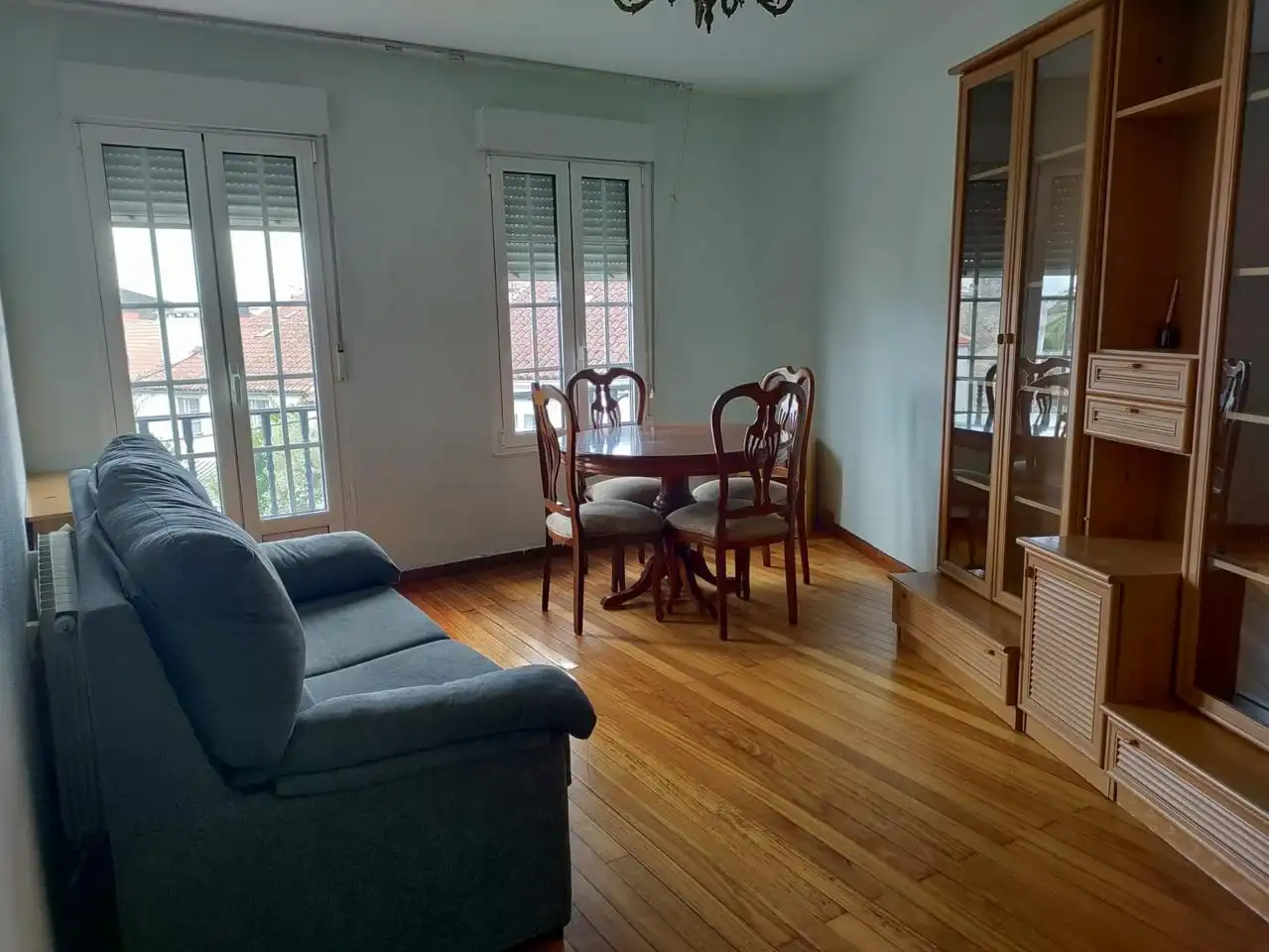 Sala de estar de Piso en venta en Santiago de Compostela  con Calefacción y Amueblado