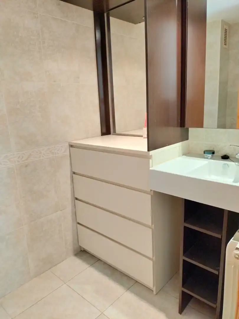 Bathroom of Ground floor for rent in Cunit  with Heating, Private garden and Furnished