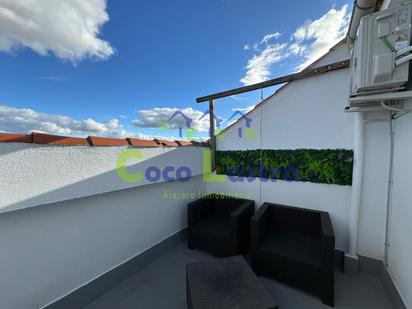 Terrace of Flat for sale in Aldeatejada  with Air Conditioner, Heating and Parquet flooring