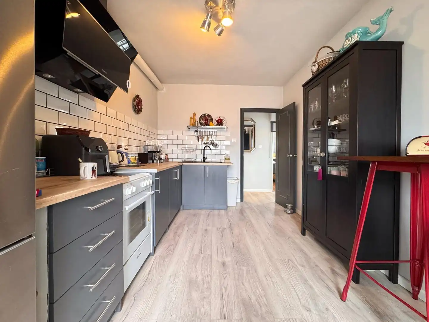 Kitchen of Flat for sale in Pontevedra Capital   with Terrace