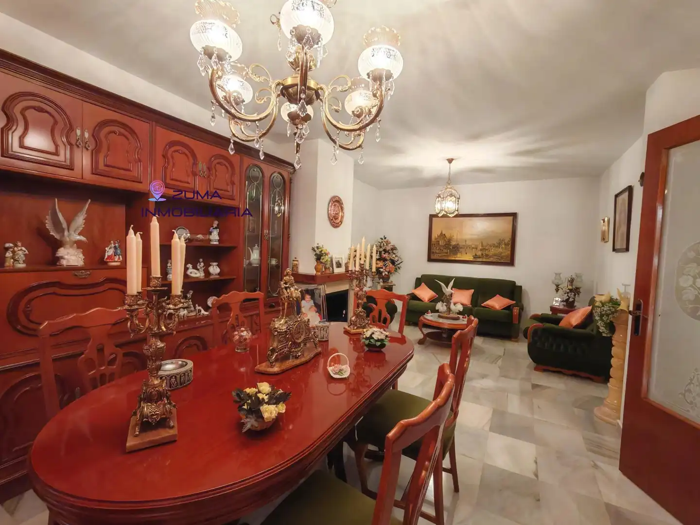 Dining room of Detached homes for sale in Churriana