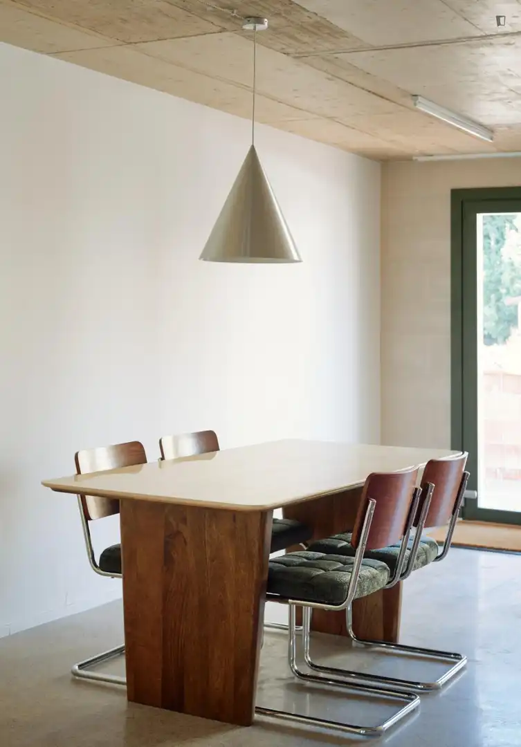 Dining room of Apartments for rent in Barcelona  with Air Conditioner, Heating and Furnished
