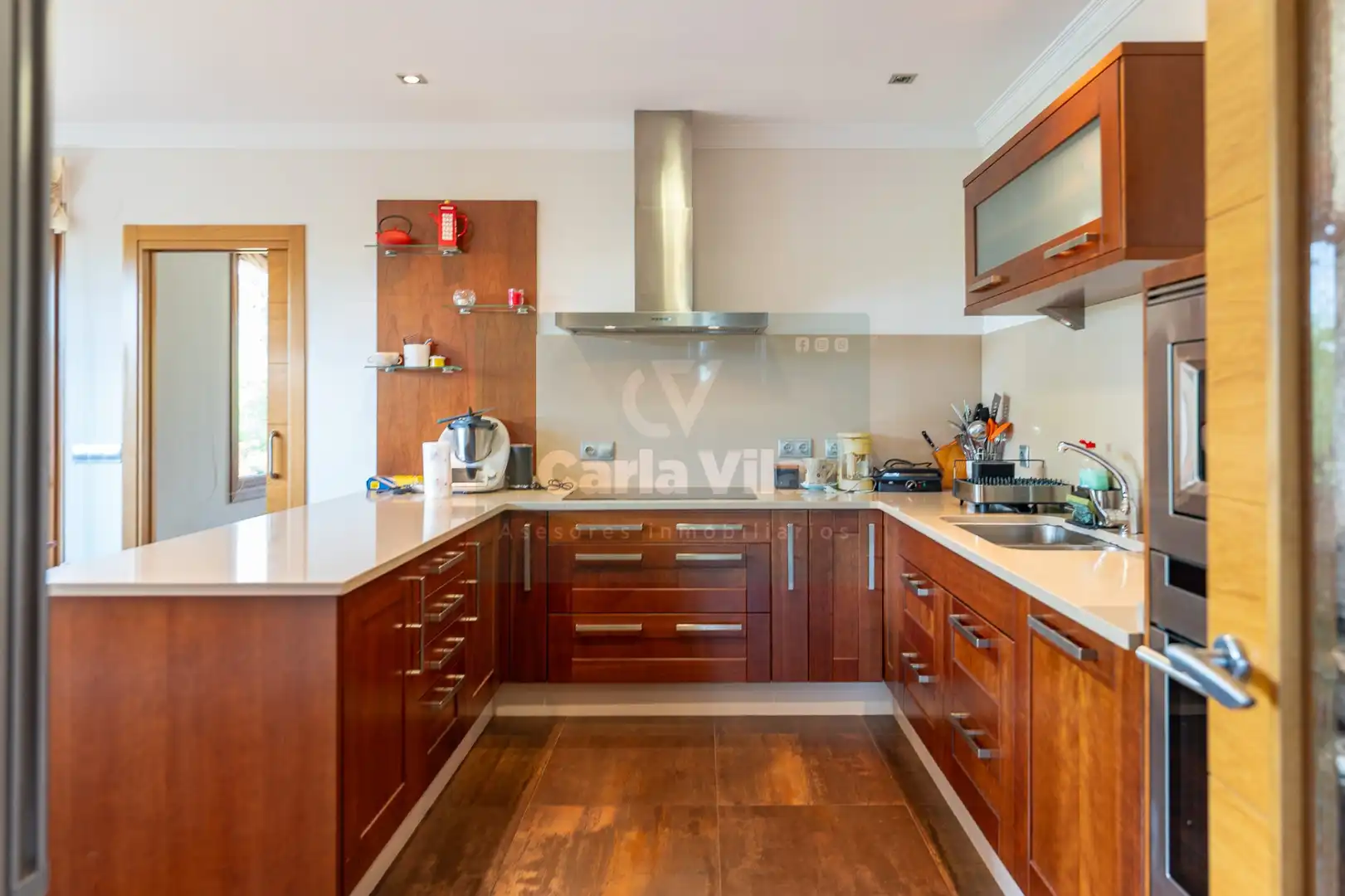Cocina de Casa o chalet en venta en Lugo con Calefacción, Jardín privado y Parquet