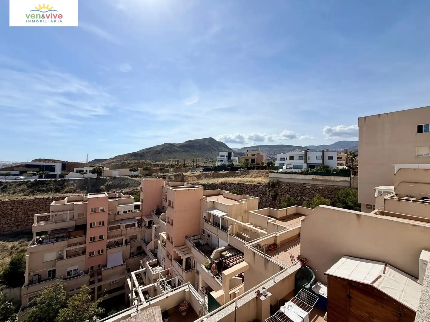 Exterior view of Flat for sale in Roquetas de Mar  with Air Conditioner, Terrace and Community pool