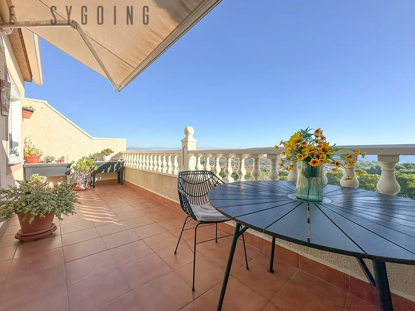 Terrassa de Casa adosada de lloguer en Santa Pola amb Aire condicionat, Terrassa i Moblat
