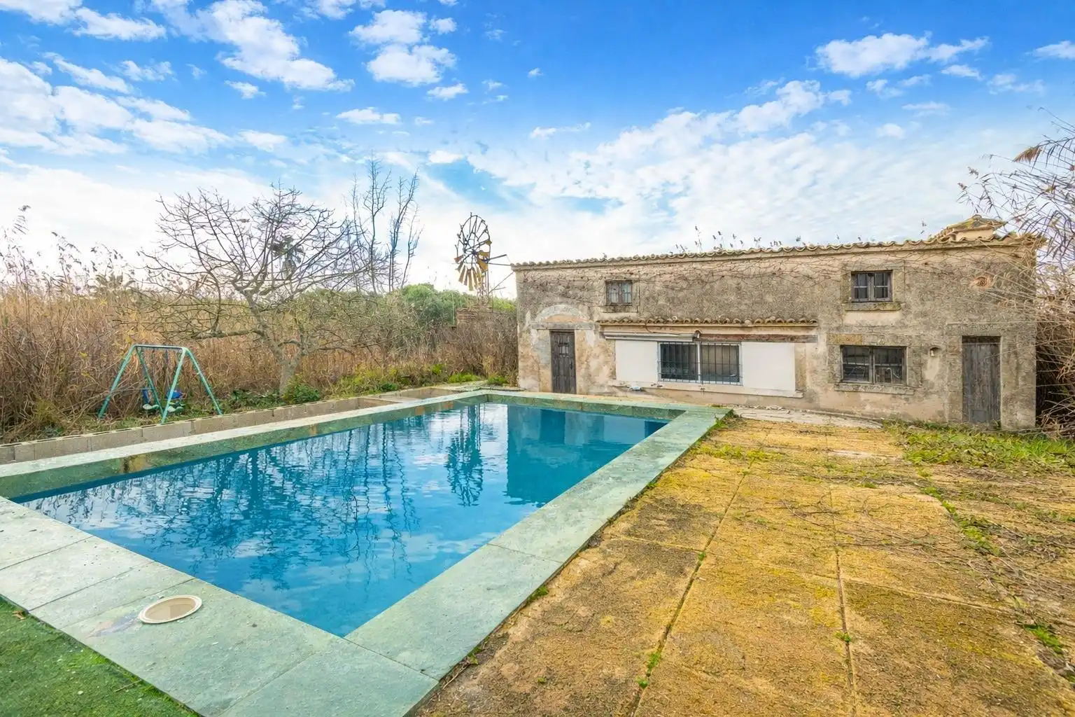 Piscina de Finca rústica en venda en Sa Pobla amb Piscina