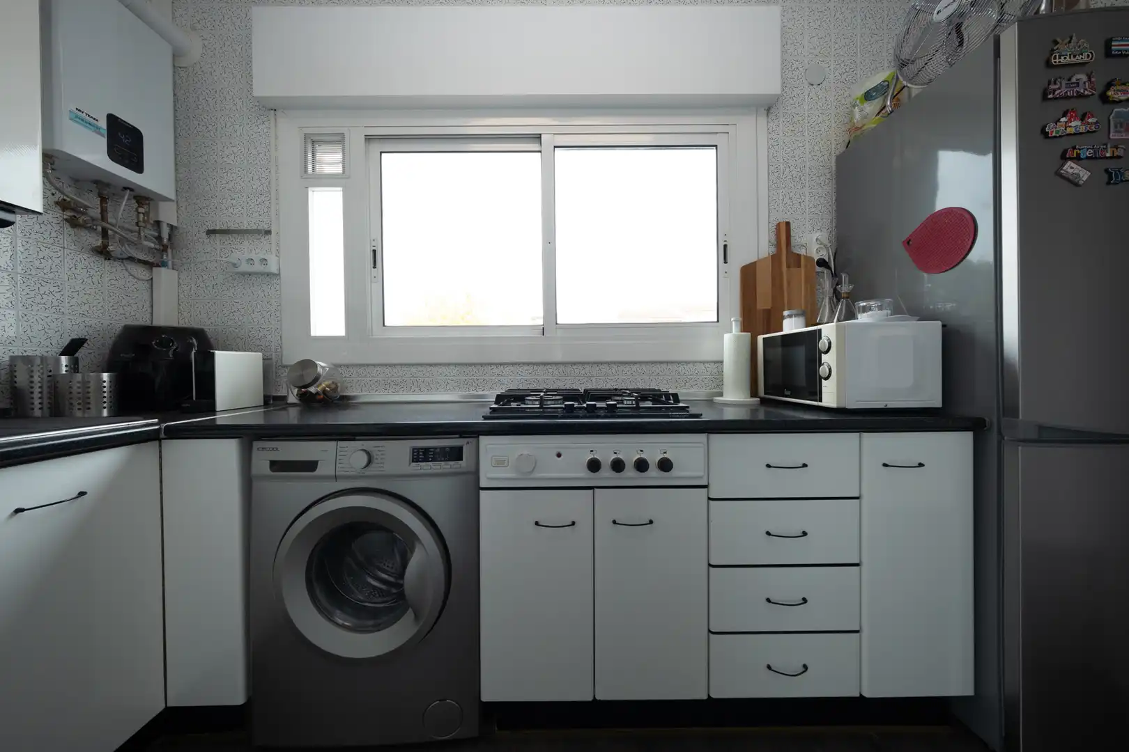 Cocina de Ático en venta en El Vendrell con Aire acondicionado, Parquet y Amueblado