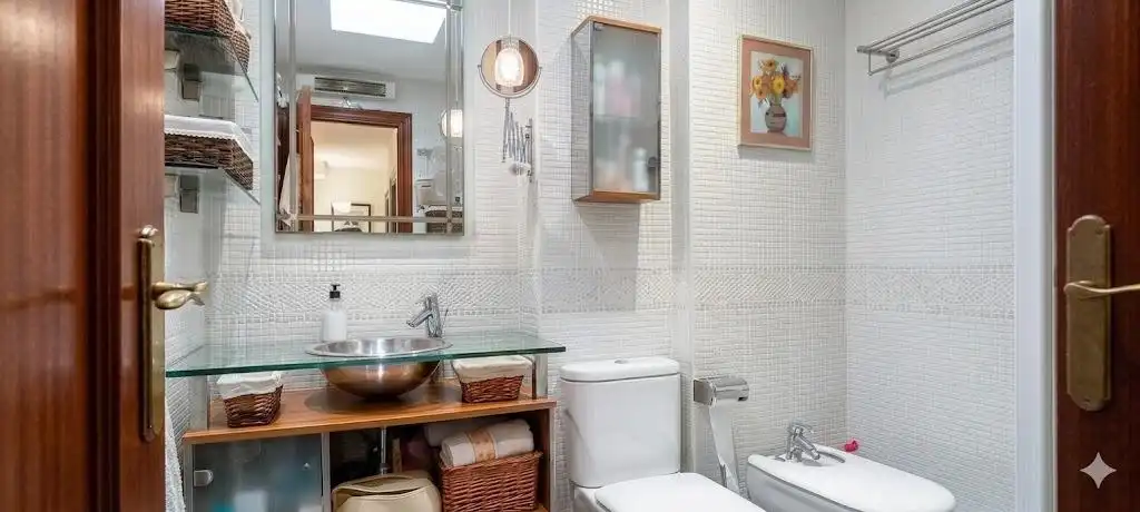 Badezimmer von Einfamilien-Reihenhaus zum Verkauf in Algeciras mit Terrasse und Balkon