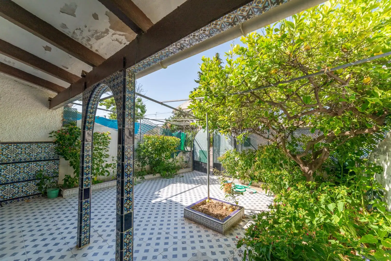 Terrassa de Casa o xalet en venda en San Javier amb Aire condicionat, Jardí privat i Traster