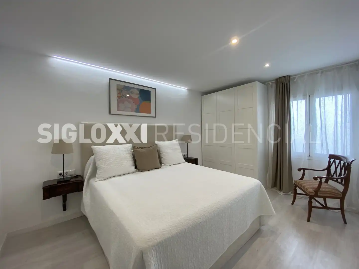 Schlafzimmer von Maisonette zum Verkauf in Barcelona mit Klimaanlage, Heizung und Möbliert