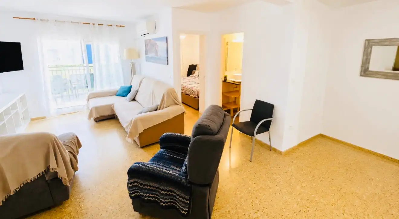 Living room of Flat for sale in Jávea / Xàbia  with Air Conditioner, Heating and Terrace