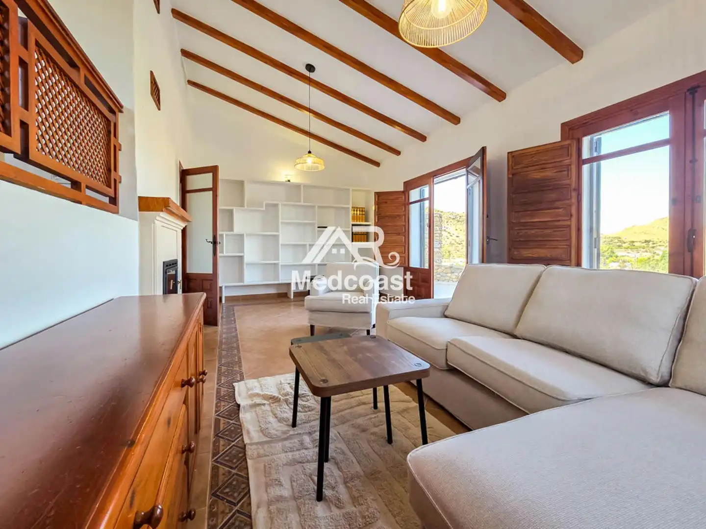 Sala d'estar de Casa o xalet en venda en Mojácar Pueblo