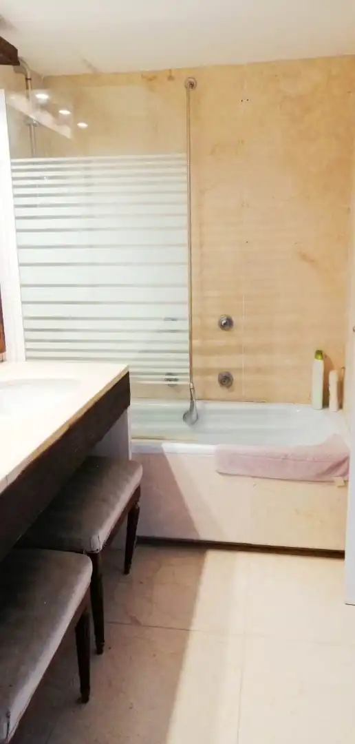 Bathroom of Houses for sale in La Llacuna  with Heating, Private garden and Parquet flooring