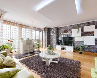 Living room of Single-family semi-detached for sale in Bilbao   with Air Conditioner, Terrace and Swimming Pool