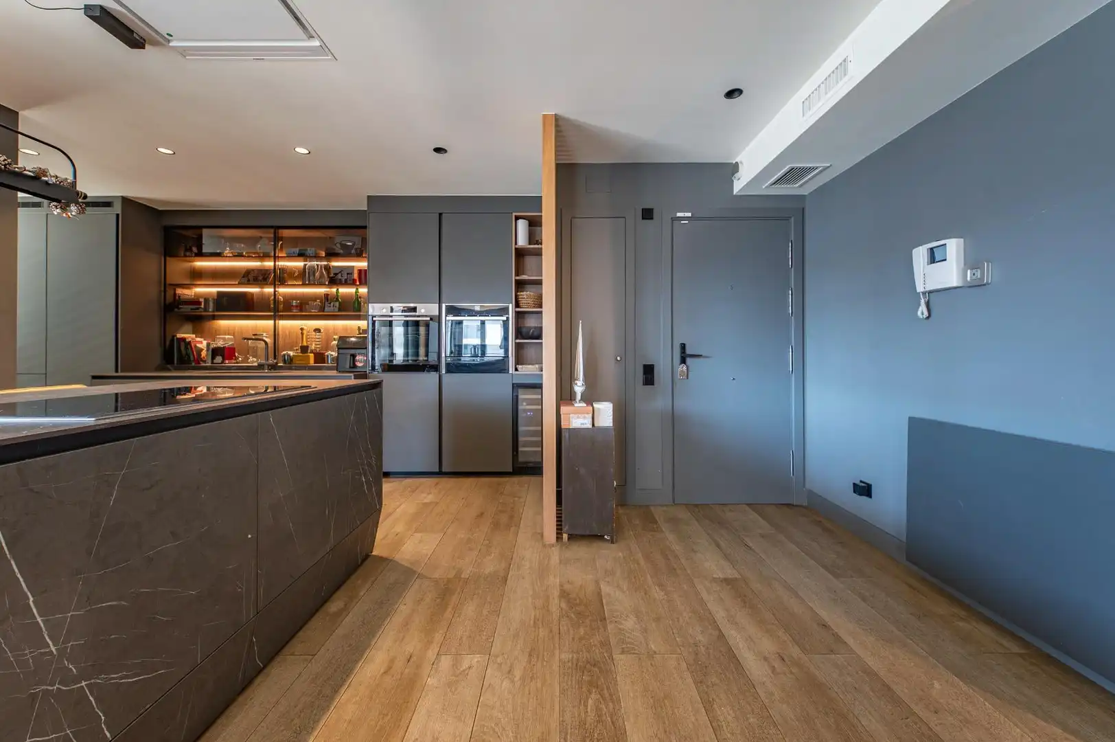 Kitchen of Attic for sale in Badalona  with Air Conditioner, Heating and Terrace