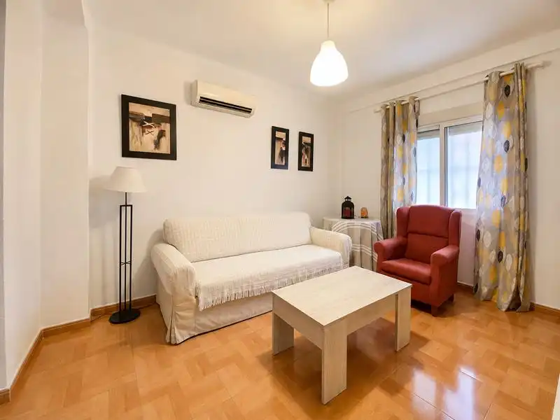 Sala de estar de Piso en venta en Málaga con Aire acondicionado, Calefacción y Amueblado