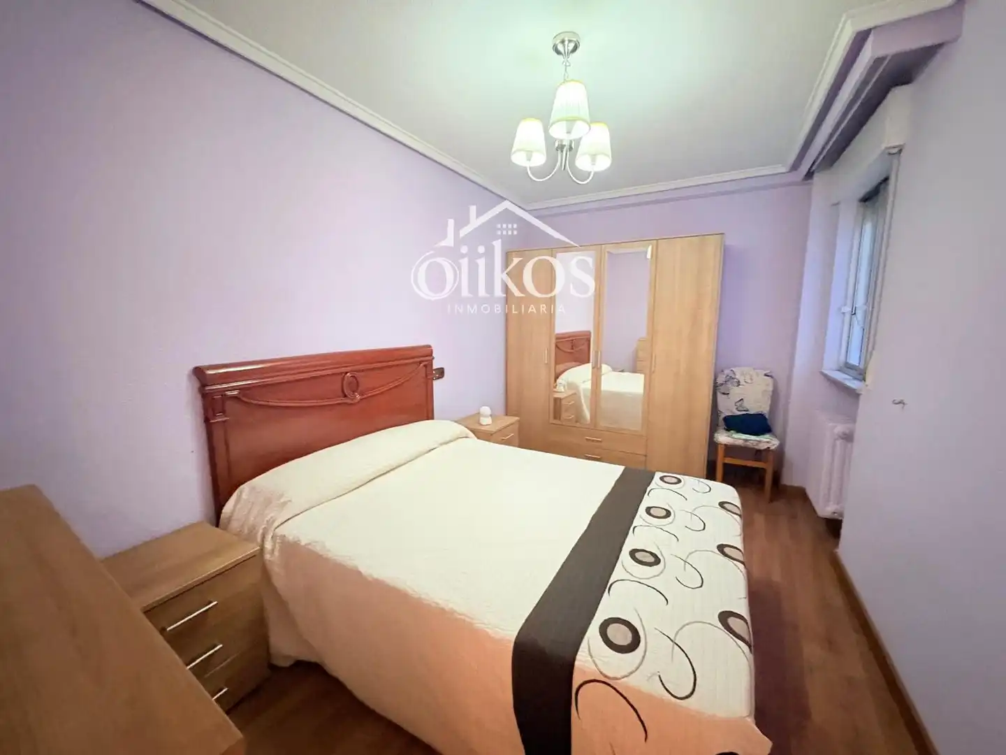 Schlafzimmer von Wohnung zum Verkauf in Salamanca mit Heizung, Parkett und Balkon