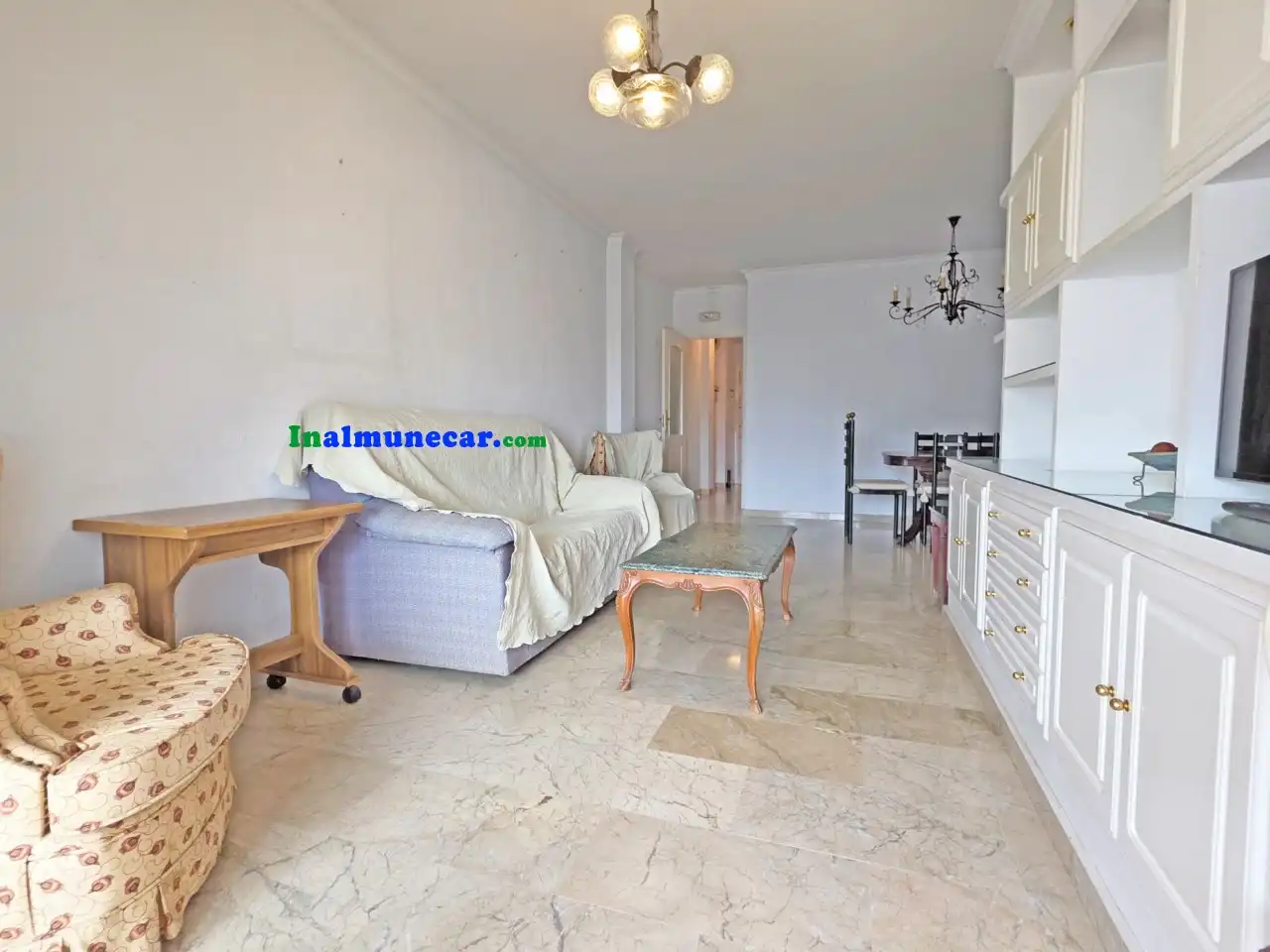 Sala de estar de Piso de alquiler en Almuñécar con Terraza y Piscina