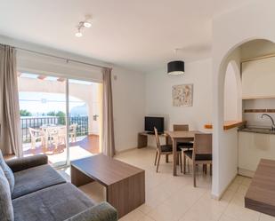 Living room of Flat for sale in Calpe / Calp  with Air Conditioner, Swimming Pool and Furnished