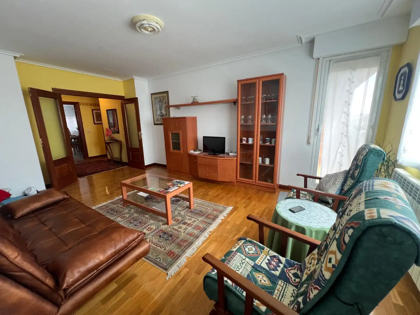 Sala de estar de Piso en venta en  Logroño con Calefacción, Parquet y Terraza