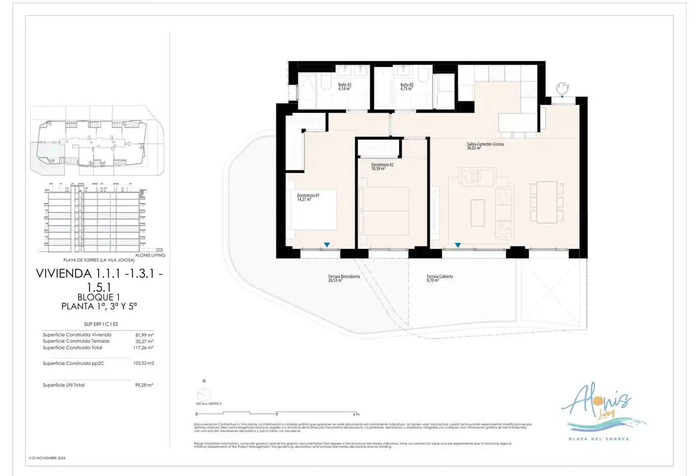 Piso con piscina en venta en Edeta, imagen 6