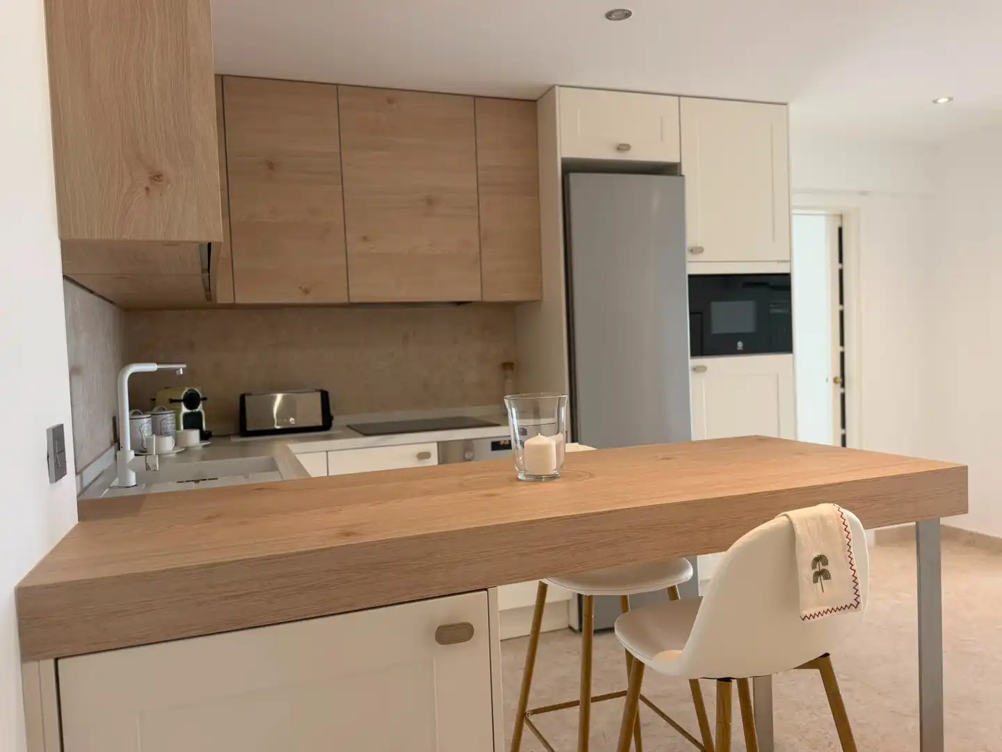 Kitchen of Attic for rent in Marbella  with Air Conditioner, Terrace and Furnished