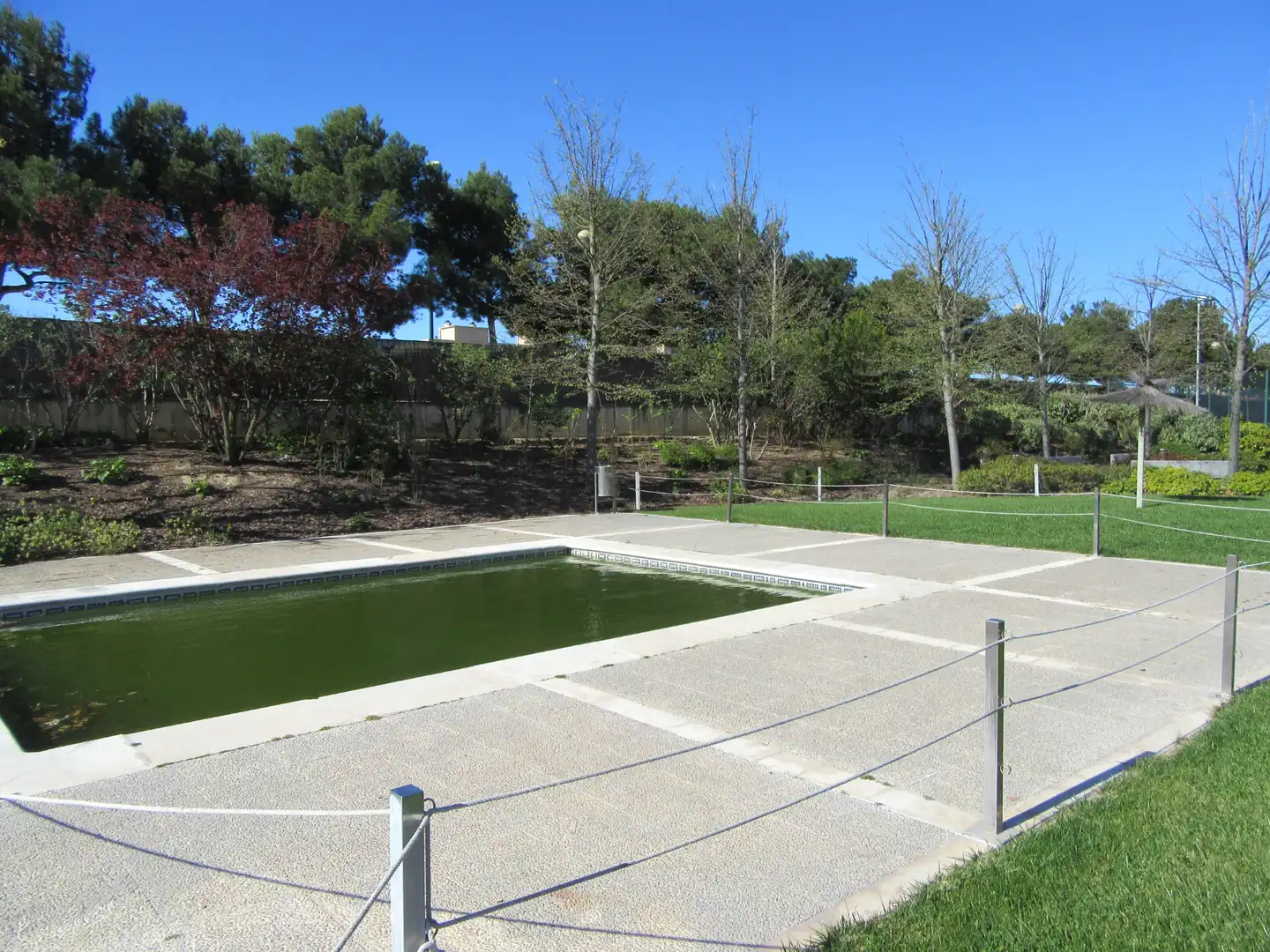 Swimming pool of Detached homes for rent in Zaragoza  with Air Conditioner, Heating and Private garden