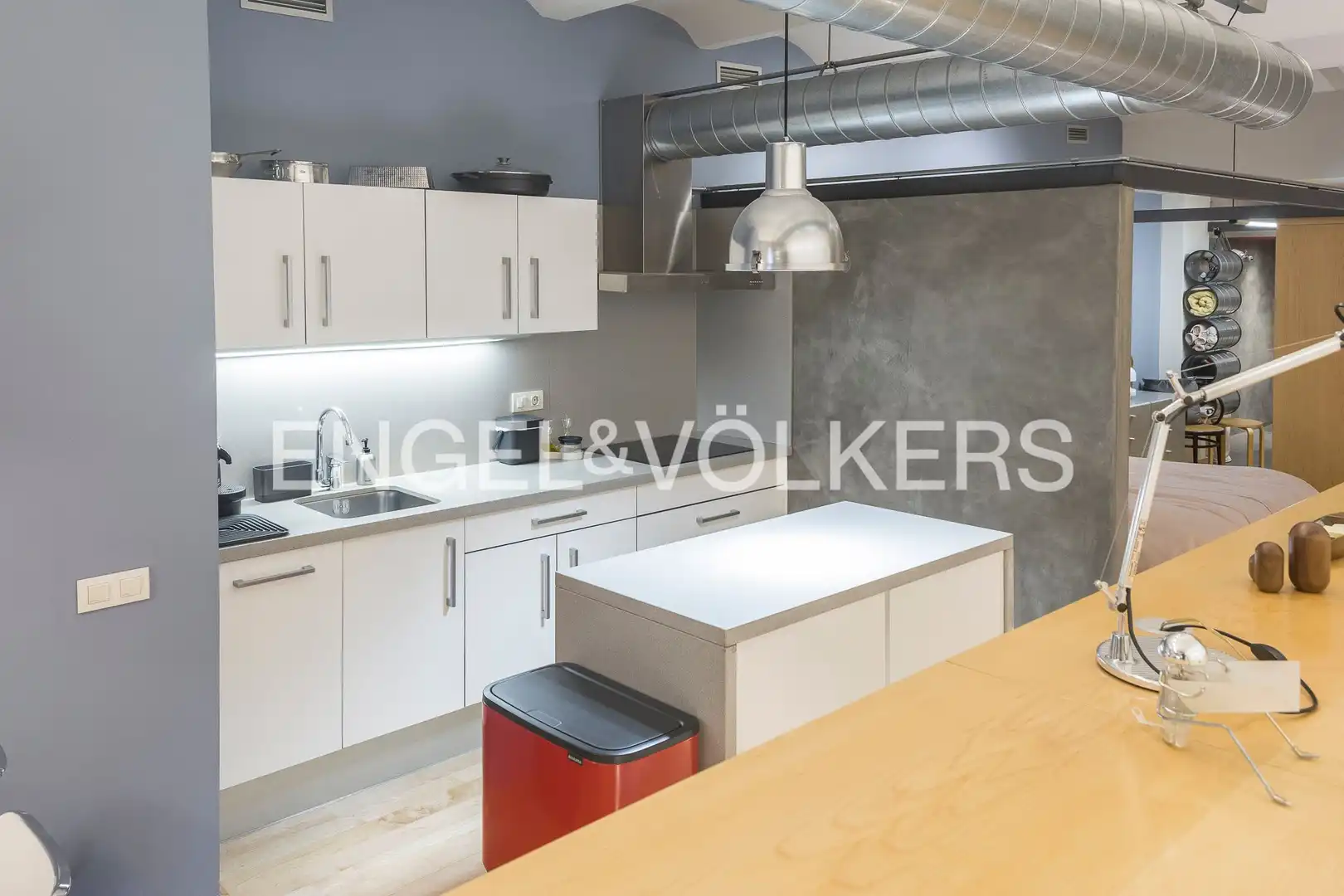 Cocina de Loft en venta en Barcelona con Aire acondicionado, Calefacción y Parquet