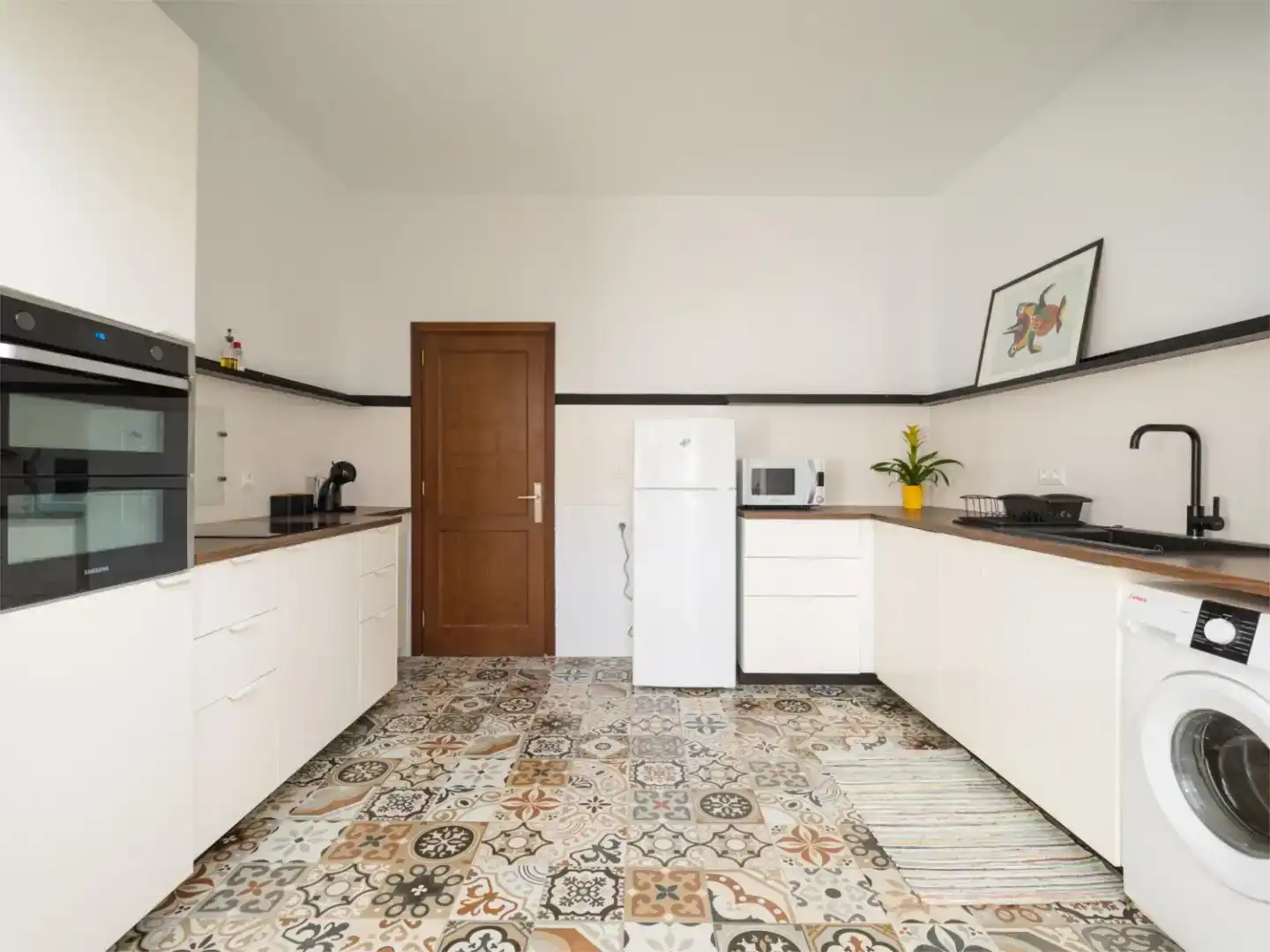 Cocina de Casa adosada en venta en Haría con Trastero, Horno y Lavadora