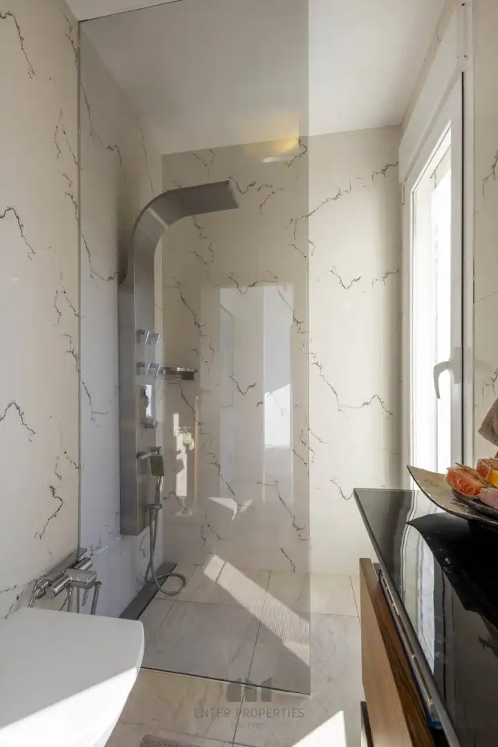Bathroom of Flat for rent in Calpe / Calp  with Air Conditioner, Heating and Terrace