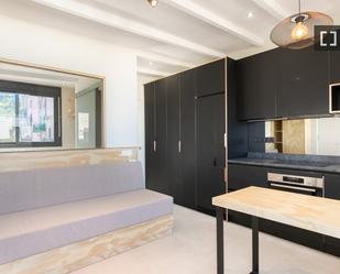 Living room of Flat to rent in  Barcelona Capital  with Air Conditioner, Heating and Furnished